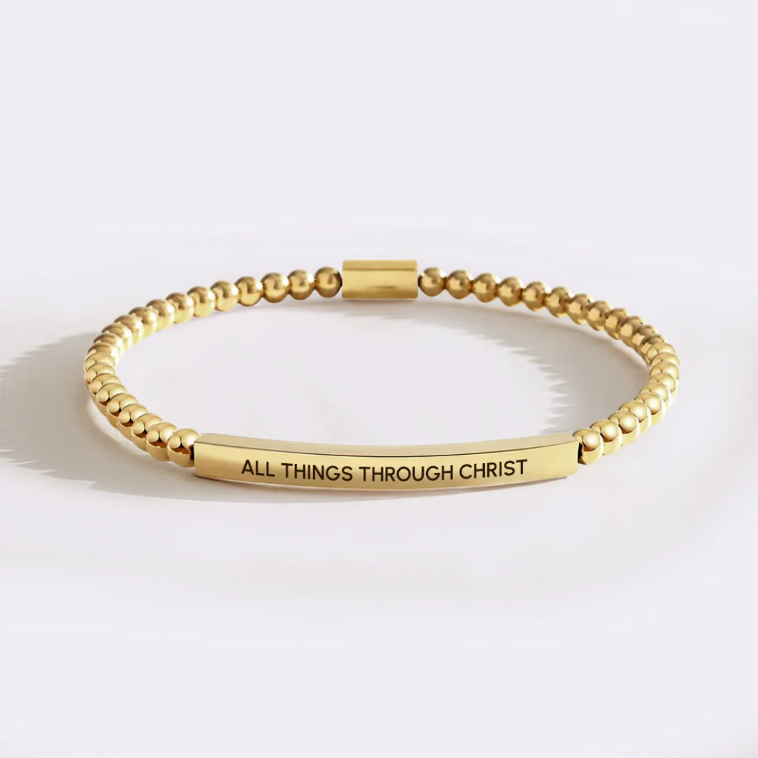 Faith Bracelet - All Things Through Christ