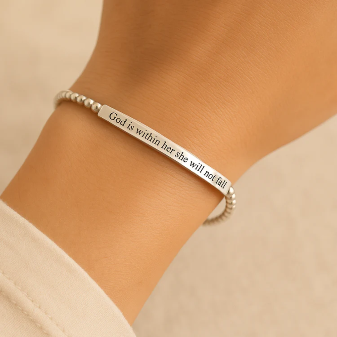Faith Bracelet - God is within her