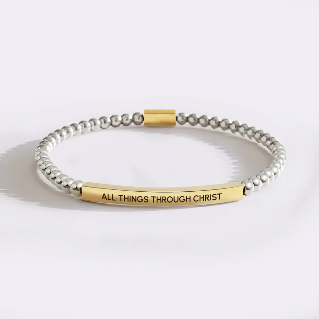 Faith Bracelet - All Things Through Christ