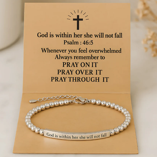 Faith Bracelet - God is within her