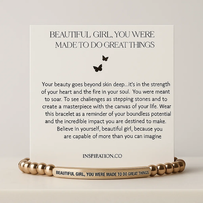 Inspire Me Bracelet - Beautiful Girl